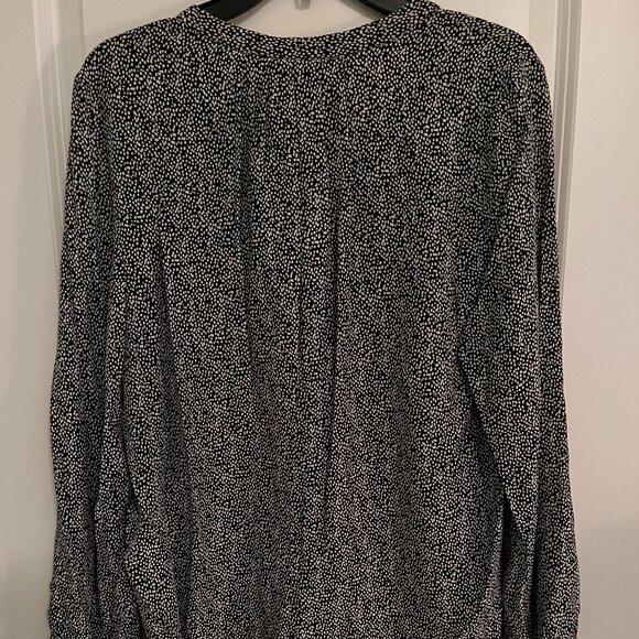 Joie Silk Printed V-Neck Blouse - Picture 3 of 6